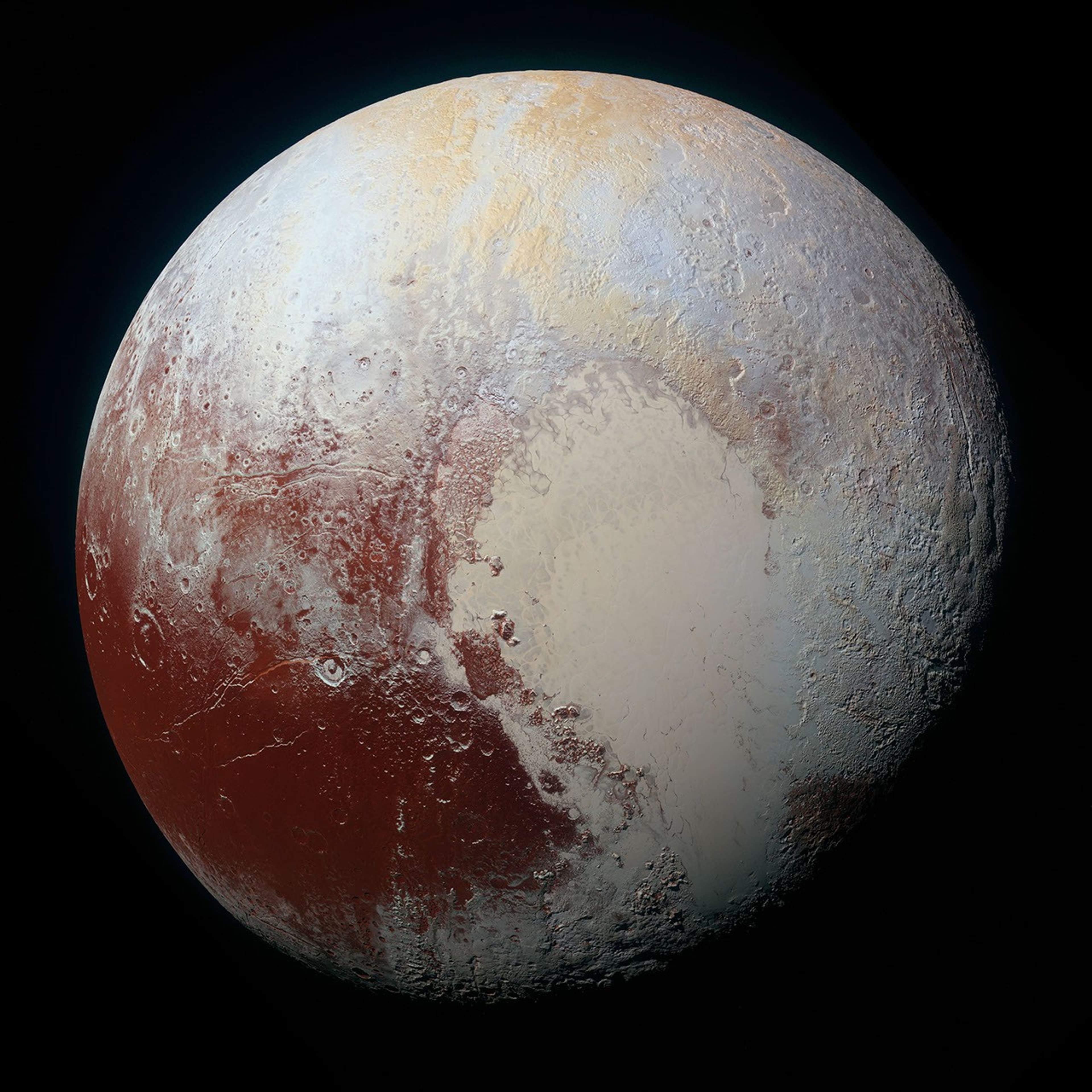 Pluto photographed by NASA New Horizons